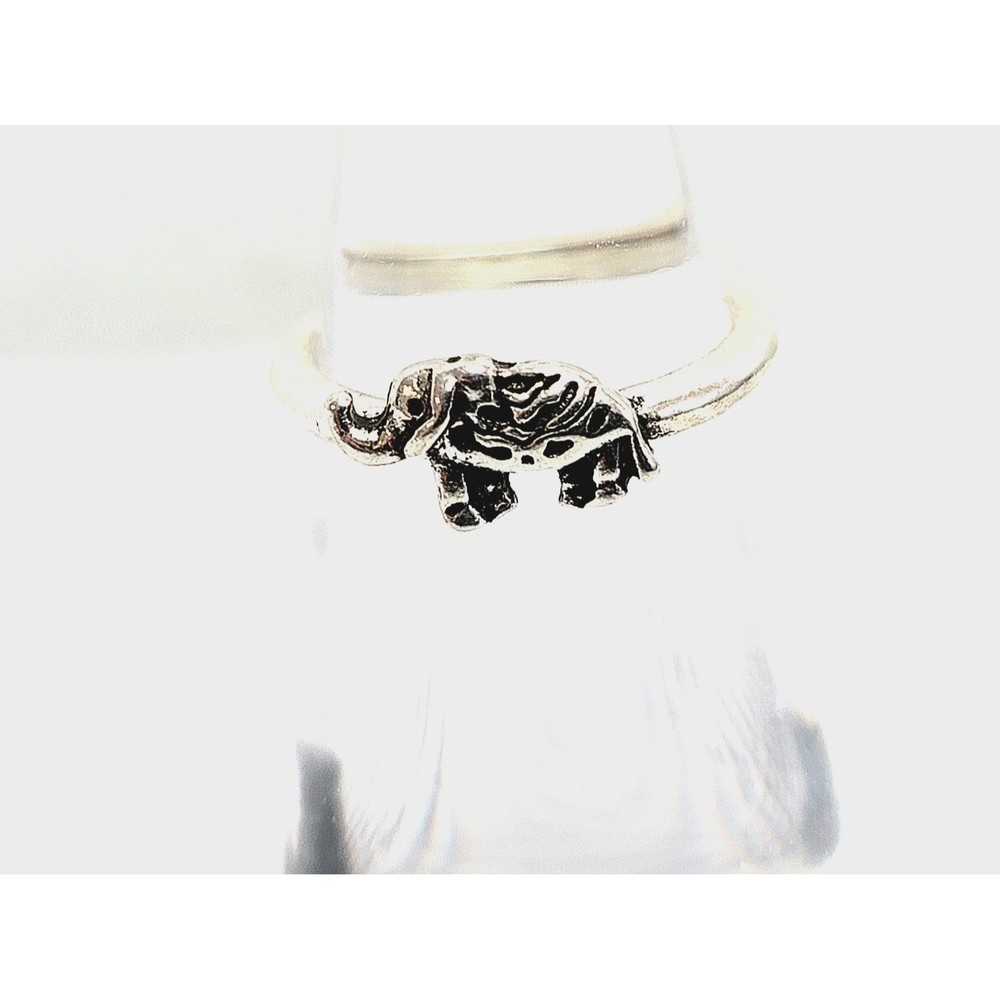 Vintage Silver Elephant Ring Size 6 Women's Jewelry